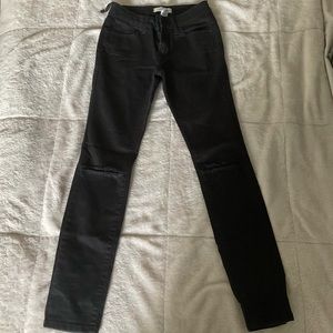 SALE - Black Skinny Jeans Size- 25